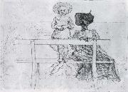 Carl Larsson Karin and Esbjorn oil painting reproduction